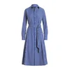 Polo Ralph Lauren Srajčna obleka 211891430001 Mornarsko modra Regular Fit