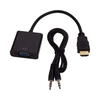 FAST ASIA Adapter-konvertor HDMI (M) - VGA (F) + Audio kabl 3.5mm crni