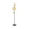 Endon 92039 - Podna lampa RUFFLE 3xG9/3W/230V crna/zlatna
