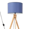 Sollux SL.1906 - Podna lampa NATT 1xE27/15W/230V plava