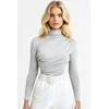 Trend Alacati Stili Ženska bluza dugih rukava ALC-X11257, Rolka, Siva