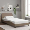 Okvir za krevet Dover boja cappuccina 100x200 cm umjetna koža