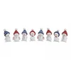 Novogodišnja figura sneškić smeškić 5cm ( 11865 )