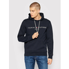 Tommy Hilfiger Puloverji TOMMY LOGO HOODY Modra