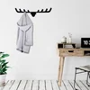 Wallity Zidna vešalica Antler, 66x17cm, Crna