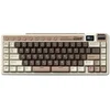 Tipkovnica ROYAL KLUDGE RK-M70, mehanička, Cream linear switch, bežična, US layout, smeđa