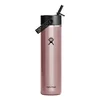 Lightweight Straw thermo-insulated bottle, stainless steel, 710 ml,