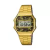Casio A168WEGC-3EF gold/camouflage (green) Gr. Uni