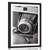 Plakat s paspartujem stari fotoaparat - 20x30 no frame