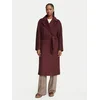 Weekend Max Mara Volneni plašč Resina 2625016102 Bordo rdeča Regular Fit