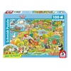 Schmidt - Puzzle Polno živali in živahno - 100 kosov