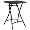 Bistro Stol Antracit 55 x 55 x 72,5 cm Čelik s prahom