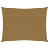 vidaXL Senčno jadro 160 g/m2 taupe 2,5x3,5 m HDPE