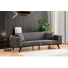 Atelier del Sofa Trosed na razvlačenje Leon 92x77x222cm Antracit