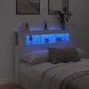LED uzglavlje bijelo 140 x 18,5 x 103,5 cm konstruirano drvo