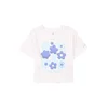 CONVERSE Majica BUBBLY FLORAL svetlo modra/majnica/bela