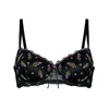 Hunkemöller Nedrček zelena / lila / črna