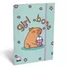 ICO: Lizzysuli Lollipop Capybara mapa z vzorcem in elastiko, A5
