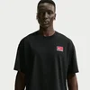 Majice Nike Life Mens Short-Sleeve Boxy Knit Top Black XS