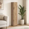Set ormara 2 kom. Hrast artisan Konstruirano drvo Smeđa 33 x 34,5 x 87 cm