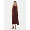ViCOLO Poletna obleka Abito TD0757 Rjava Regular Fit