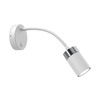 Fleksibilna lampica JOKER 1xGU10/8W/230V bela/matni hrom
