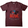 AC/DC Majica Fly On The Wall Tour Maroon XL