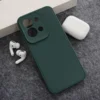 Maska 3D Camera za Xiaomi Redmi 15C (173mm) tamno zelena