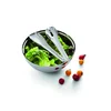 Solata bowl s strežnikom Philippi 25 cm srebrna