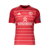 ADIDAS PERFORMANCE Funkcionalna majica Fortuna Düsseldorf rdeča/bela