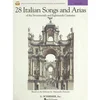28 ITALIAN SONGS AND ARIAS 17-18TH. HIGH VOICE+CD