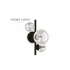 HOME LIGHT Vesta 599 Zidna lampa, 3*G9, Crna