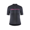 Craft ESSENCE JERSEY W, ženska majica za biciklizam, crna 1907133