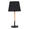 Stona lampa crna+drvo