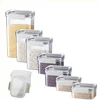Set prozirnih posuda za suhe namirnice - 7 komada