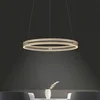 LED-visoka svetilka PURE E-Loop v bronasti barvi, premer 70 cm, aluminij, CCT - Dnevna soba/jedilnica - Sodobni - bronasta - Kovina