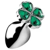 Booty Sparks - Lucky Clover Anal Plug - Medium Green