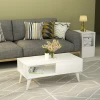 Wallity Klub sto Seul 90x40x45cm Beli