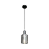 Luster na sajli ARCADIA 1xE27/60W/230V pr. 13 cm crna/dimljena