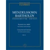MENDELSSOHN : note KONZERT E-MOLL PARTITura