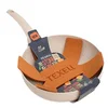 TEXELL Tiganj Wok Stone line TPSL-W28 28cm