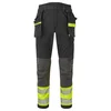 Portwest Radne pantalone ev442 - ev4 visokovidljive sa holster džepovima na skidanje, žuto-crne, vel.58 (42 inča) ( 64400 )