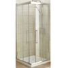 Quartz Tuš kabina, 80x80cm, Providno staklo 6mm, Srebrni ram