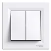 Schneider Electric ASFORA BELO UNIVERZALNO STIKALO 2X STOPNICE 10A 250V EPH0600121