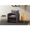 ATELIER DEL SOFA Fotelja na razvlačenje Saga Single Grey