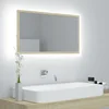 LED kupaonsko ogledalo boja hrasta sonome 80x8,5x37 cm akrilno