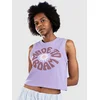 Passenger Easy Days Ribbed Graphic Tank Top retro purple