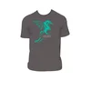 Majica s potiskom Ljubljana zmaj siva