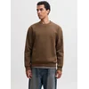 JACK & JONES Majica JJEBRADLEY rjava