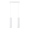 Sollux SL.1536 - Luster na sajli KARBON 2xGU10/10W/230V beli
